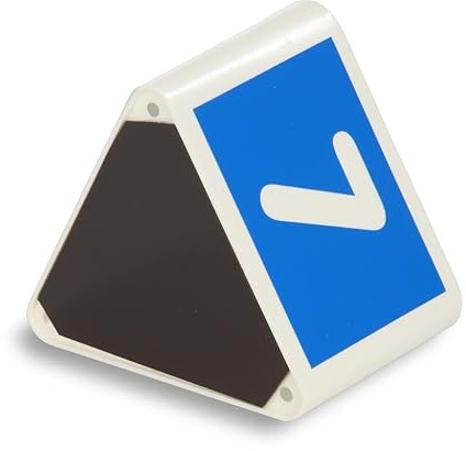 Leitzahlträger-Dachaufsteller magnetisch, stapelbar, wetterfest, mit Wasserablaufloch, Ziffernfolge 76-100, Befestigung Mit Magnet, Blau, Verpackungseinheit: 1 P/25