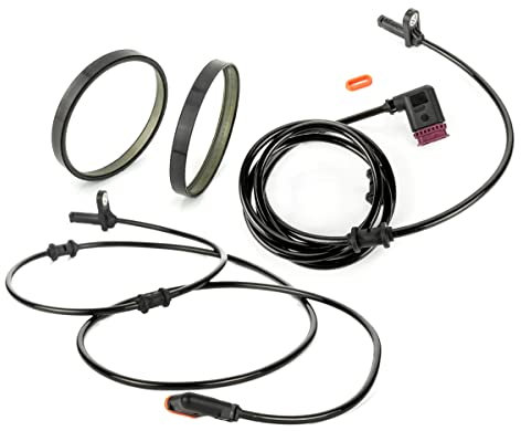 LST 2x ABS-or und ABS-Ring Set hinten Drehzahlgeber 96 Pole C219 W211 S211