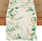 Artoid Mode Grüner Eukalyptus Sommer Tischläufer, Hochzeit Küche Dekoration drinnen draußen Urlaub Party Wohnzimmer Dekor 40 x 240 cm