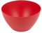URBN-CHEF 6pc Unbreakable Reusable Coloured Plastic Deep Soup Cereal Bowls Party Tableware (Red)