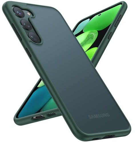 TORRAS für Samsung Galaxy S23 Hülle (Spezielle Schutzfähigkeit mit 360° Airbags) Stoßfest Kratzfest Gute Haptik Case Handyhülle für 5G - Guardian Serie Grün