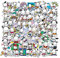 100 PCS Pochacco Stickers Pack for Water Bottle, Laptop, Phone, Luggage, Skateboard Stickers for Adults Teens Girls Kids