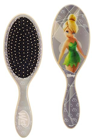 WetBrush Original Detangler Hair Brush with Ultra Soft Intelliflex Bristles to Gently Separate Knots With Ease, Does Not Rip Hair, For All Hair Types, Disney 100 Collection, Tinkerbell