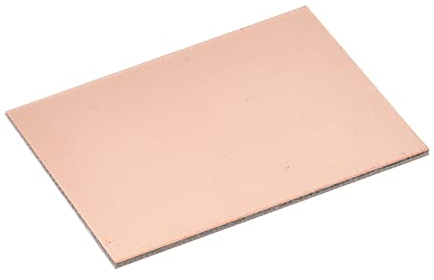 YOKIVE 5uds PCB Cobre Revestida Placa, FR4 Una Cara En Blanco Circuito Placas, Excelente para Electrónicos Pasatiempos, Grabado, Circuitos Proyectos (70mm x 50mm x 1,5mm)