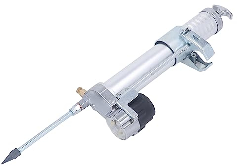 Electric Grease Gun Drill Adapter, 12000PSI High Pressure Locking Grease Gun Coupler with Flexible Hose, Nozzle & Tube, Cordless Grease Gun Attachment Handheld Oiling Greaser Tool