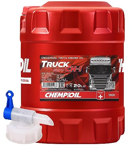 20L + Auslaufhahn CH-1 TRUCK SHPD 15W-40 Traktor Motoröl