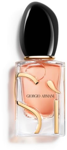Armani Beauty – Sì Intense – Eau de Parfum – Profumo Donna – Profumo Fruttato Cipriato Ambery – Nettare di Ribes Nero, Rosa Damascena, Note di Tè Nero - 1,0 Fl Oz