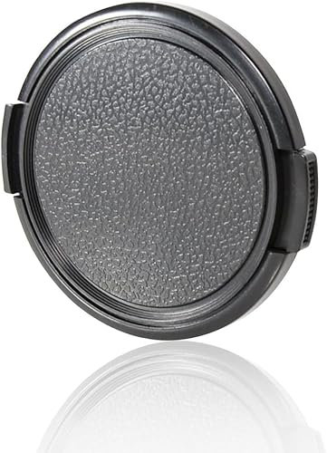 CamDesign Sides Pinch Snap On Front Lens Cap / Cover Compatible avec Canon, Nikon, Sony, Fujifilm Pentax et tous les objectifs DSLR (28 mm)