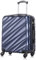R.Leone Valigia EasyJet 56x45x25 cm Trolley Bagaglio a mano in ABS 4 Ruote 2130 (S 56x45x25cm, Blu)