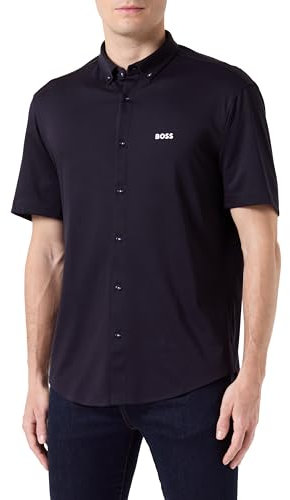 BOSS Hommes B Motion Chemise Regular en Maille de Coton Infroissable
