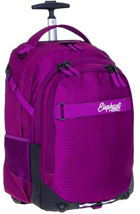 Elephant Trolley Mädchen Schultrolley Hero Signature Schulranzen Schultasche Trolly Rucksack 12800 Auswahl (Wild Berry 12994)