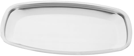 Ciieeo bandeja de acero inoxidable platos de aceite y vinagre bandejas decorativas herramienta cuadrada tostadoras práctica bandeja paño de cocina tocador plato de toalla