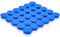 ZDZBLX Fridge Magnets, 30pcs Strong Mini Magnets for Fridge, Whiteboard, Office, Classroom (Blue)