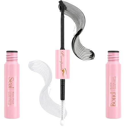 Parriparri Wimpernkleber 2 in 1 Bond und Seal für DIY Wimpernverlängerung Wimpern Kleber Starker Halt Lash Glue Wasserdicht