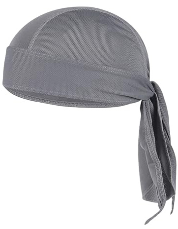SUZALA Sports Bandana Cap für Herren Damen, Atmungsaktive Biker Bandana Cap, Schnell Trocknende Kopftuch Sommermütze Fahrradmütze, Elastizität, Schweißableitender Quick Dry Kopfbedeckung