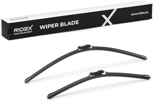 RIDEX Scheibenwischer Set Wischerblätter Satz mit Spoiler Vorne Länge 1: 625mm Länge 2: 450mm Flachbalkenwischblatt Kompatibel mit SKODA Octavia III Combi 5E5 für Linkslenker 298W0531