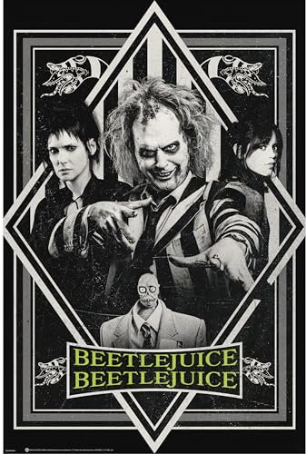 GB eye Beetlejuice Beetlejuice 61 x 91,5 cm / 24,2 x 35,8 Zoll Maxi-Poster – Gerollt geliefert – Kunstposter – Wandposter – Poster & Drucke | Beetlejuice Merchandising