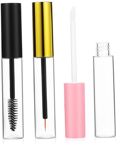 PACKOVE Leere Lipgloss-tube Transparente Mascara-tube Mit Stäbchen Eyeliner-flasche Behälter Für Diy Kosmetik Wimperncreme-spender