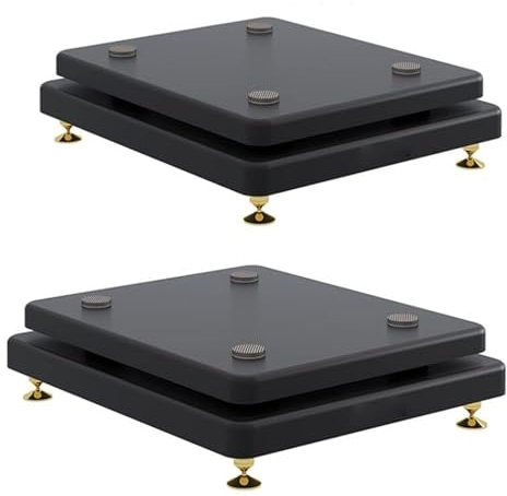Floor Standing Speaker Isolation Stands Set of 2 40 * 45cm Improve Sound Quality and Stability for Standard Speakers