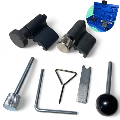 Coffret d'outils de calage de distribution pour moteurs diesel - Inclut outils pour calage des soupapes et blocage du vilebrequin, compatible avec VAG 1.4, 1.6, 1.9, 2.0 SDI TDI.