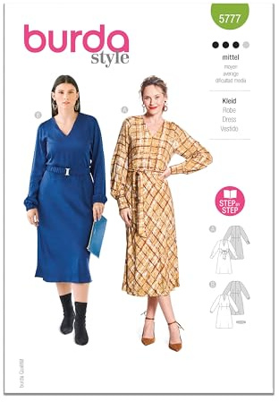 Burda Style Sewing Pattern B5777 Misses' Dress