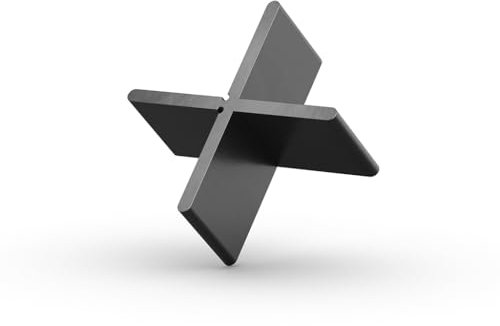 LANGFIT® Fugenkreuze für Terrassenplatten – 100er Pack – 3 mm Fugenbreite – Mit Sollbruchstelle als T-Stück verwendbar – 100% Witterungsbeständig für Außenbereich – Made in Germany – MS-FK3-20