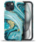artslion Case for iphone 13 6.1 in, Blue Marble Phone Case for Women Girl Men-Durable Protection Case for iphone 13
