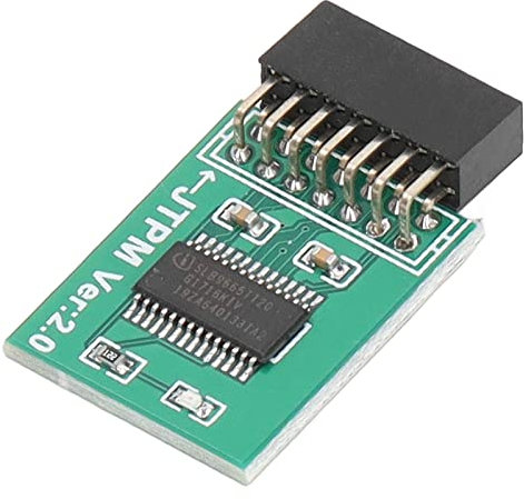 Ejoyous TPM -Modul, 14 -Pin -USB -TPM -Modul für TPM 2.0 -Modul LPC -Schnittstelle Starke Verschlüsselung TPM -Modulplatine für Green, Computer -Motherboards