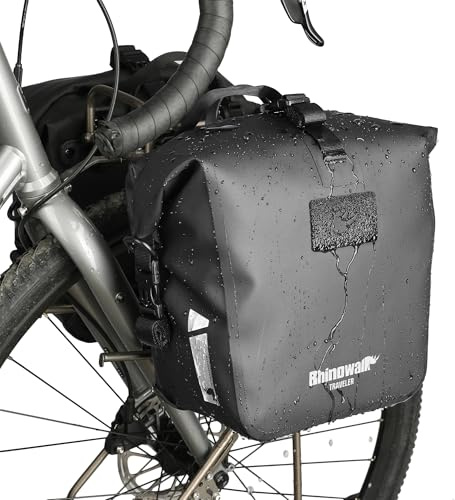 UPANBIKE wasserdichte Fahrradgepäckträgertasche 12L für Fahrradgepäckträger Satteltasche Schultertasche Laptoptasche