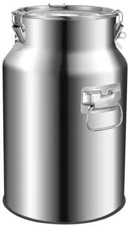 Récipient de conservation en acier inoxydable - Conteneur alimentaire - Fût à bière - Grande capacité - 18 l - Couvercle étanche - Joint en silicone - Stockage de liquides - Cuisine - Gastronomie - 25