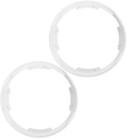 Alasum 2 Pièces Interface Réduit le Risque de Déconnexion de Conduit D'évacuation D'air en Plastique Rond Compatible Large Ambiance Estivale pour Climatiseur Mobile