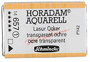 Schmincke HORADAM AQUARELL Lasur Ocker, 14 657 043, 1/1 Näpfchen