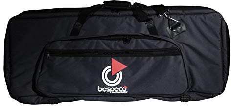 Bespeco Funda para teclado de 76 teclas (1295 x 445 x 165 mm)