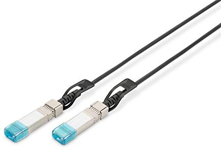 DIGITUS SFP+ DAC-Kabel - 10 Gbit/s - kompatibel mit HP & HPE - Netzwerkkabel - 0.5 m - Direct Attach Cable - Direct Attach Copper - AWG30 Twinax - Schwarz