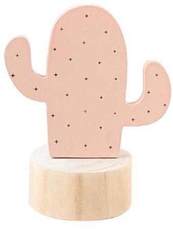 Tubayia Escultura de madera de cactus, decoración de mesa para casa, oficina, bar, cafetería (estilo 6)