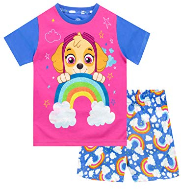 PAW PATROL Mädchen Schlafanzug Skye Mehrfarbig 104