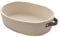 Cotton Rope Woven Basket with Leather Handle - Small Storage Basket for Shelves, Bedroom, Cupboards, Wardrobes, Drawers (Beige)
