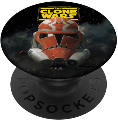 PopSocket : PopGrip Star Wars The Clone Wars 332nd Ahsoka Clone Trooper PopSockets mit austauschbarem PopGrip