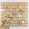 UPTOHIGH Holz-Puzzle-Gästebuch, personalisiertes Hochzeits-Gästebuch-Puzzle mit 36 Teilen in Natural Oak