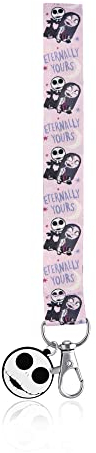 Disney Nightmare Before Christmas Wrist Lanyard, Badge, ID, Keys Holder