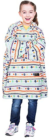 Catalonia Classy Übergroße Fleece Hoodie Decke, Weiche und Warme Decken Hoodie Kinder, Tragbare Decke with Großer Fronttasche für Teenager, Mädchen und Jungen, Weihnachtsgeschenke, Weihnachtsmotive