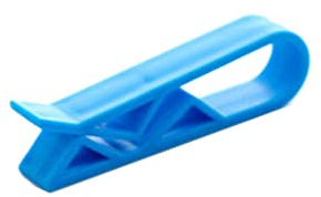 Générique - Lot de 6 clips antidérapants pour sac poubelle - Pinces fixes - Pour poubelle domestique - Couleur aléatoire