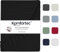 Komfortec Spannbettlaken Jersey 100% Baumwolle – 90x200 cm – 135g/m² – Weich, Atmungsaktiv & Hautfreundlich – Mit Rundumgummi – Oeko-Tex Zertifiziert – Für Boxspring, Topper & Matratzen – Schwarz