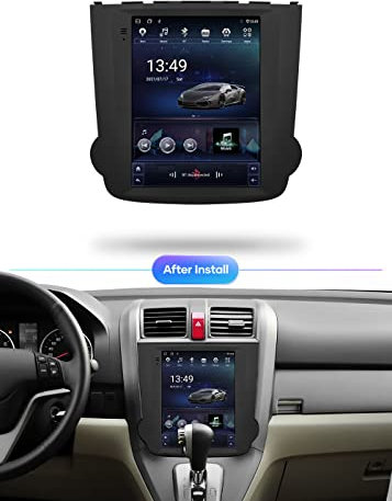 4G LTE Vertikaler Bildschirm Android 12 Auto GPS Multimedia Video Radio Player für Honda CRV 2007–2011 Jahre Navigation Stereo Wireless Carplay (TS10 8G + 128G Add 360 cam)