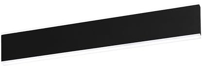 Fischer & Honsel Wandleuchte, Muur | sandschwarz| L: 50,50 cm, B: 8,00 cm, Ausladung Wand: 5,00 cm| mit Schalter| 1x LED 13 Watt 2700 K | 2000 lm| EEG: F | 30536