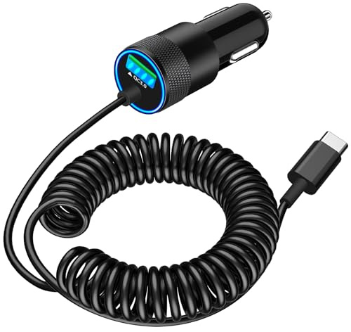 Apple MFi Certified iPhone 17 Car Charger Fast Charging + 6FT Type C Cable