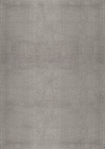 the carpet Relax Weicher, Badezimmerteppich, Bad Set, Badematte, Badvorleger, Anti-Rutsch Unterseite, Waschbar bis 30 Grad, Super Soft, Felloptik Sand, 60 x 110 cm