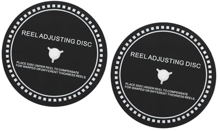 GOWENIC Nab HUB-Adapter-Abstandshalter, 2-teiliger 82-mm-Nab HUB-Adapter-Abstandshalter für Studer, für Reel-to-Reel-Tonbandgerät, Kompatible Professionelle Tonausrüstung (0,3 mm)
