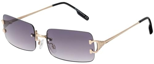 BEZLIT Damen Sonnenbrille Rechteckiges Design Lila