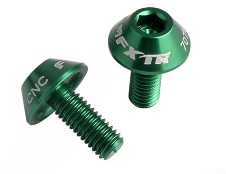 Leichter Fahrrad-Flaschenhalter, Aluminiumlegierung, poliert und eloxiert (grün)